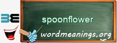 WordMeaning blackboard for spoonflower